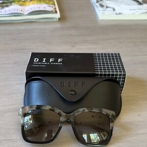 Diff Eyewear Black Camouflage Sunglasses Polarized